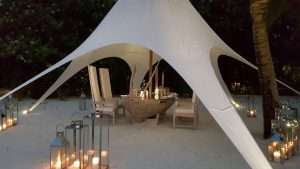 Dhoni dinner at Lily Beach