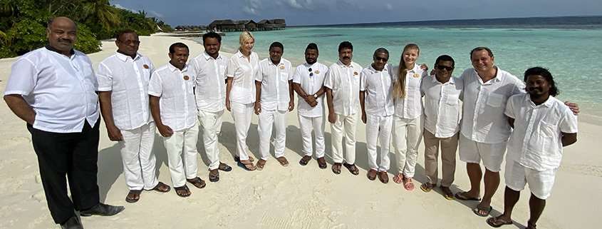 Lily Beach Maldives team